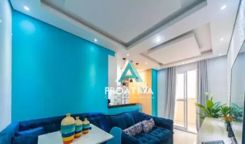 Apartamento com 2 Quartos para alugar, 46m² no Vila João Ramalho, Santo André
