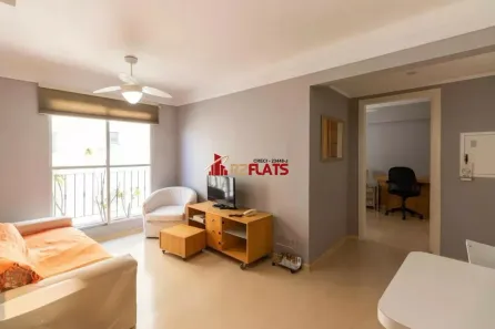 Flat com 1 Quarto para alugar, 48m² no Vila Nova Conceição, São Paulo