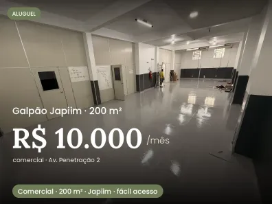 Galpão/Depósito/Armazém para alugar, 200m² no Japiim, Manaus