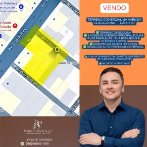 Lote/Terreno à venda, 2160m² no Jardim São Cristóvão, São Luís