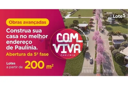 Lote/Terreno à venda, 200m² no João Aranha, Paulínia