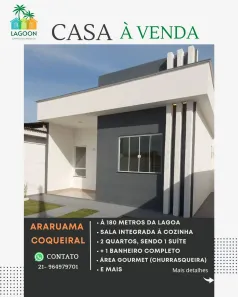 Casa com 2 Quartos à venda, 75m² no Coqueiral, Araruama