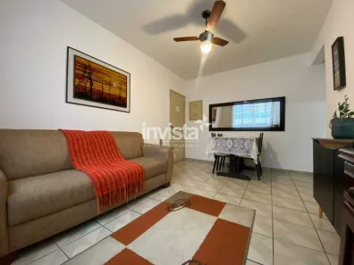 Apartamento com 1 Quarto para alugar, 60m² no Gonzaga, Santos
