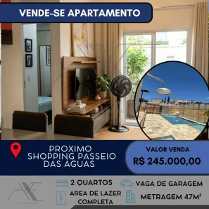 Apartamento com 2 Quartos à venda, 47m² no Residencial Bethel, Goiânia