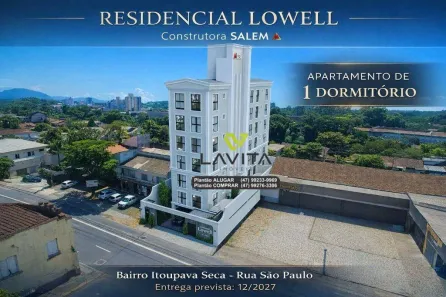 Apartamento com 1 Quarto à venda, 31m² no Itoupava Seca, Blumenau