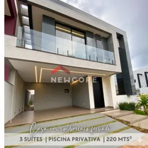 Casa de Condomínio com 3 Quartos à venda, 220m² no FAG, Cascavel