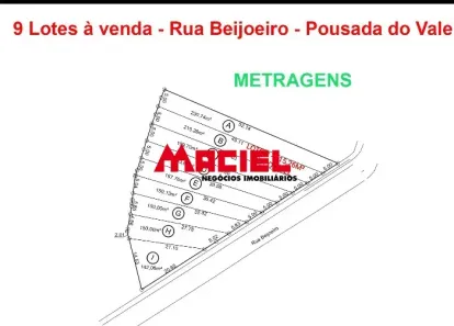 Lote/Terreno à venda, 215m² no Chácaras Pousada do Vale, São José dos Campos