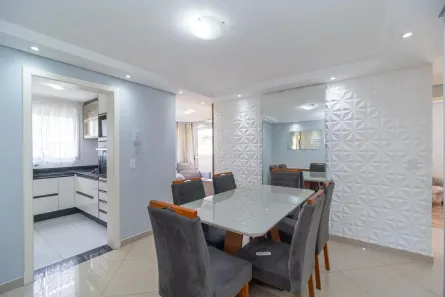 Apartamento com 3 Quartos para alugar, 84m² no Cidade Industrial, Curitiba