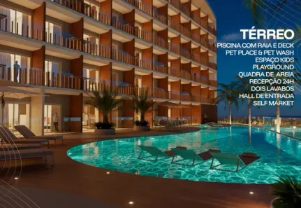 Apartamento com 1 Quarto à venda, 20m² no Tamandaré, Praia de Tamandaré