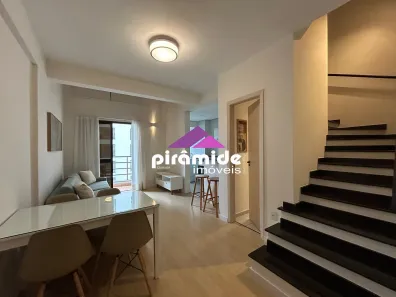 Apartamento com 1 Quarto para alugar, 56m² no Parque Residencial Aquarius, São José dos Campos