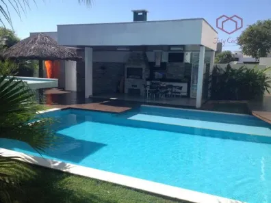 Casa de Condomínio com 4 Quartos à venda, 450m² no Condomínio Florais Cuiabá Residencial, Cuiabá