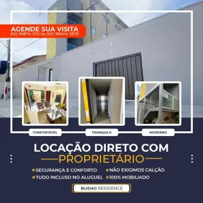 Kitnet com 1 Quarto para alugar, 35m² no Setor Sol Nascente, Goiânia