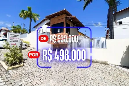 Casa de Condomínio com 3 Quartos à venda, 143m² no Nova Parnamirim, Parnamirim