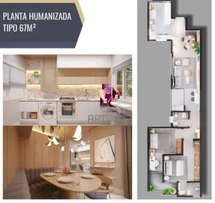 Apartamento com 2 Quartos à venda, 67m² no Nova Petrópolis, São Bernardo do Campo