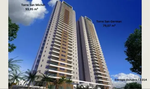 Apartamento com 3 Quartos à venda, 93m² no Setor Bueno, Goiânia