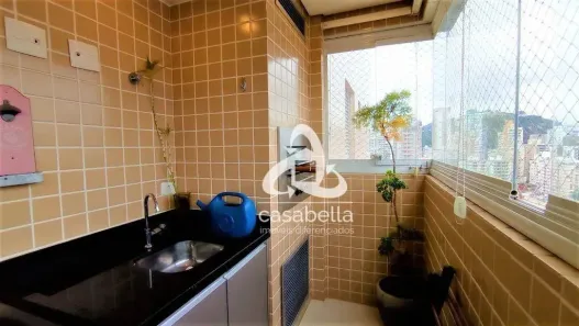 Apartamento com 2 Quartos para alugar, 91m² no Gonzaga, Santos