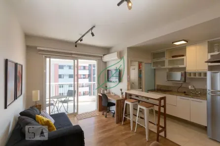 Apartamento com 1 Quarto para alugar, 50m² no Cidade Monções, São Paulo