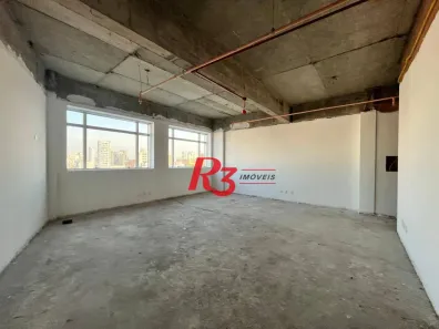 Sala Comercial para alugar, 49m² no Vila Mathias, Santos