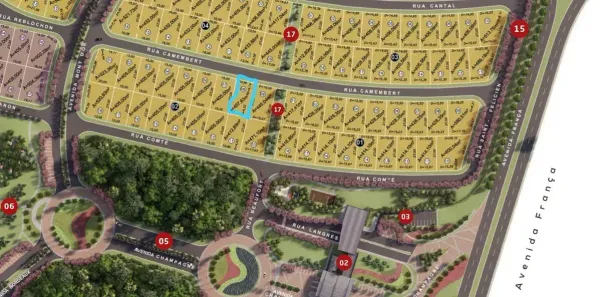 Lote/Terreno à venda, 407m² no Jardins Capri, Senador Canedo