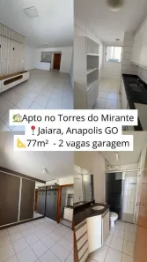 Apartamento com 3 Quartos à venda, 78m² no Vila Jayara, Anápolis