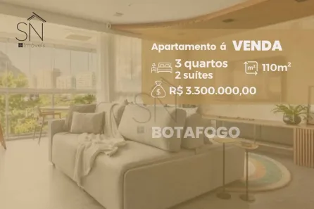 Apartamento com 3 Quartos à venda, 110m² no Botafogo, Rio de Janeiro
