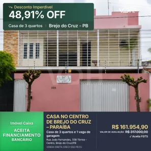 Casa com 3 Quartos à venda, 219m² no Brejo Do Cruz, Brejo do Cruz