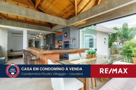 Casa de Condomínio com 3 Quartos à venda, 240m² no Picollo Villaggio, Louveira