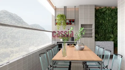 Apartamento com 3 Quartos à venda, 93m² no Canto do Forte, Praia Grande