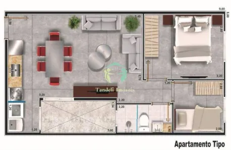 Cobertura com 2 Quartos à venda, 82m² no Vila Príncipe de Gales, Santo André