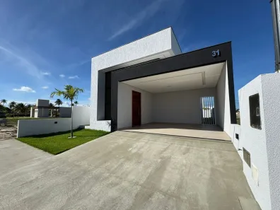 Casa de Condomínio com 3 Quartos à venda, 125m² no Zona de Expansão (Olhos D'Agua), Barra dos Coqueiros