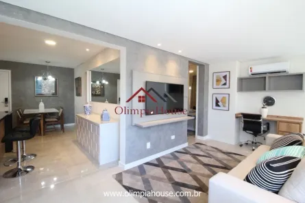 Apartamento com 1 Quarto para alugar, 54m² no Vila Nova Conceição, São Paulo