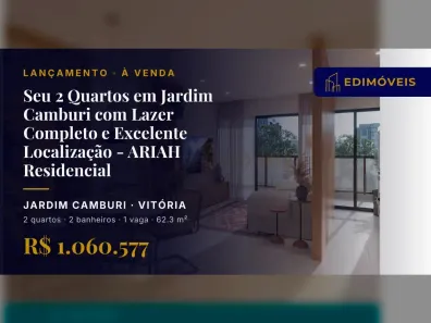 Apartamento com 2 Quartos à venda, 62m² no Jardim Camburi, Vitória