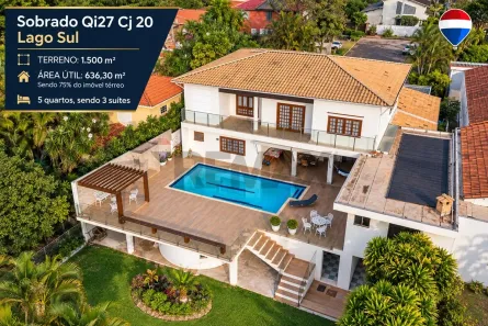 Casa com 5 Quartos à venda, 636m² no Setor de Habitações Individuais Sul, Brasília
