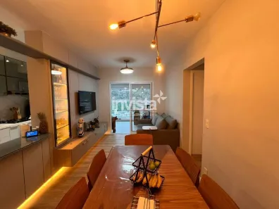 Apartamento com 2 Quartos para alugar, 66m² no José Menino, Santos