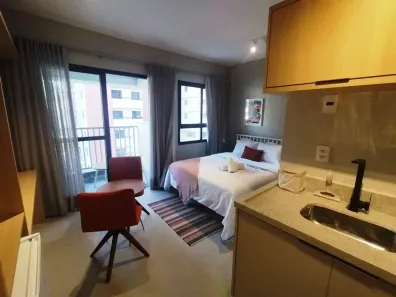 Apartamento com 1 Quarto para alugar, 28m² no Pinheiros, São Paulo