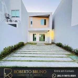 Casa de Condomínio com 3 Quartos à venda, 92m² no Urucunema, Eusébio