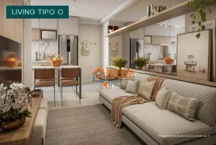 Apartamento com 2 Quartos à venda, 39m² no Itapegica-Vila Hermínia, Guarulhos