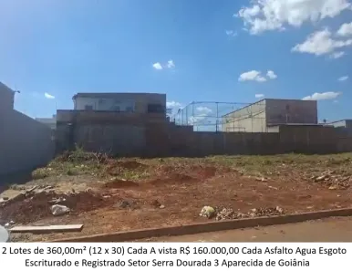 Lote/Terreno à venda, 360m² no Setor Serra Dourada - 2ª Etapa, Aparecida de Goiânia
