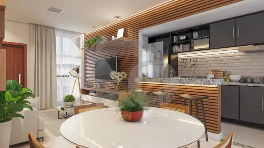 Casa de Condomínio com 3 Quartos à venda, 80m² no Zona de Expansão (Olhos D'Agua), Barra dos Coqueiros