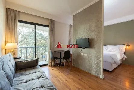 Flat com 1 Quarto à venda, 30m² no Indianópolis, São Paulo