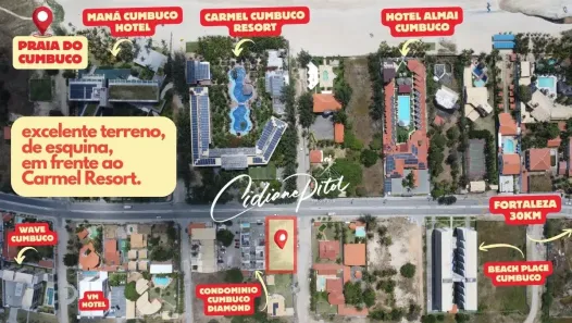 Lote/Terreno à venda, 920m² no Cumbuco, Caucaia
