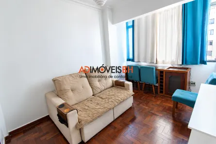 Apartamento com 1 Quarto para alugar, 37m² no Barro Preto, Belo Horizonte
