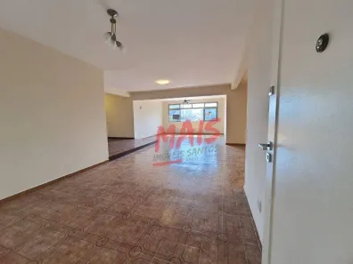 Apartamento com 3 Quartos para alugar, 173m² no Embaré, Santos