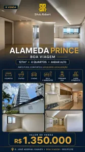 Apartamento com 4 Quartos à venda, 127m² no Boa Viagem, Recife