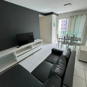 Apartamento com 3 Quartos para alugar, 65m² no Zona de Sustentabilidade da Orla (ZSO), Ipojuca