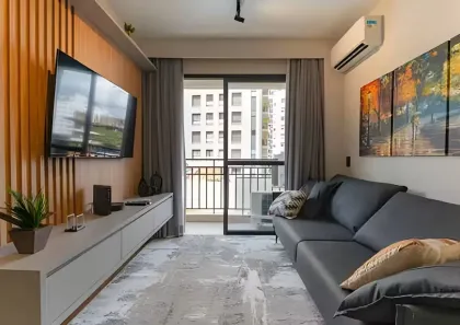 Apartamento com 1 Quarto para alugar, 50m² no Cambuí, Campinas