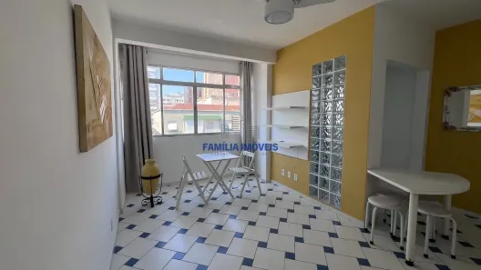 Apartamento com 1 Quarto para alugar, 52m² no Boqueirão, Santos