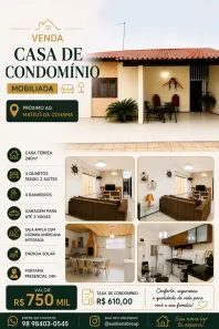 Casa de Condomínio com 4 Quartos à venda, 270m² no , São José de Ribamar