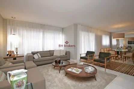 Apartamento com 4 Quartos para alugar, 183m² no Belvedere, Belo Horizonte