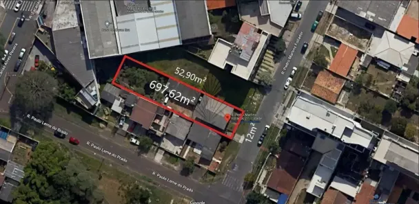 Lote/Terreno à venda, 697m² no Três Marias, São José dos Pinhais